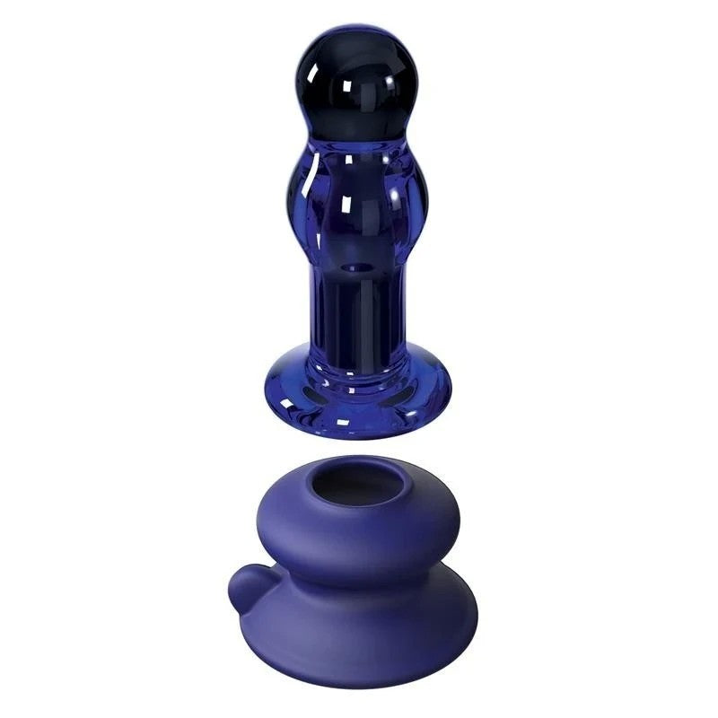 Pipedream Icicles No 83 Remote Control Vibrating Glass Plug Butt Plugs