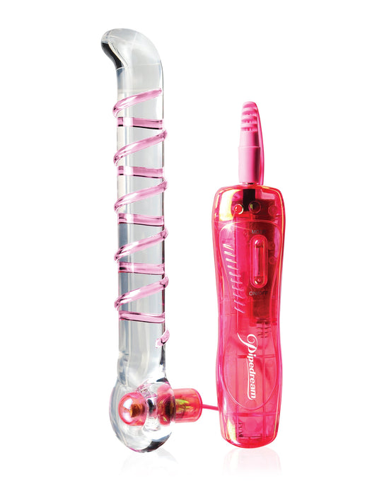 Pipedream Icicles No 04 10 Functions Glass G Spot Wand - Glass Sex Toys