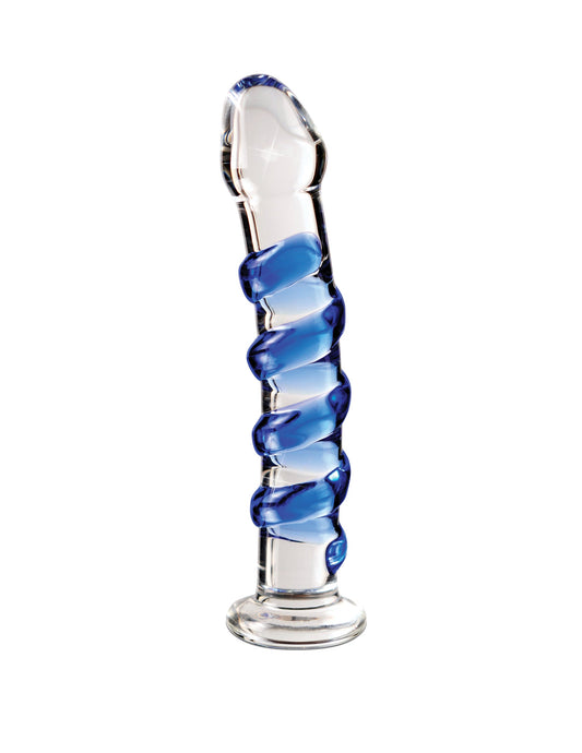 Pipedream Icicles No 05 Hand Blown Glass Dildo Massager {% if variant != 'Default Title' and variant != blank %} {% endif %} Glass Sex Toys