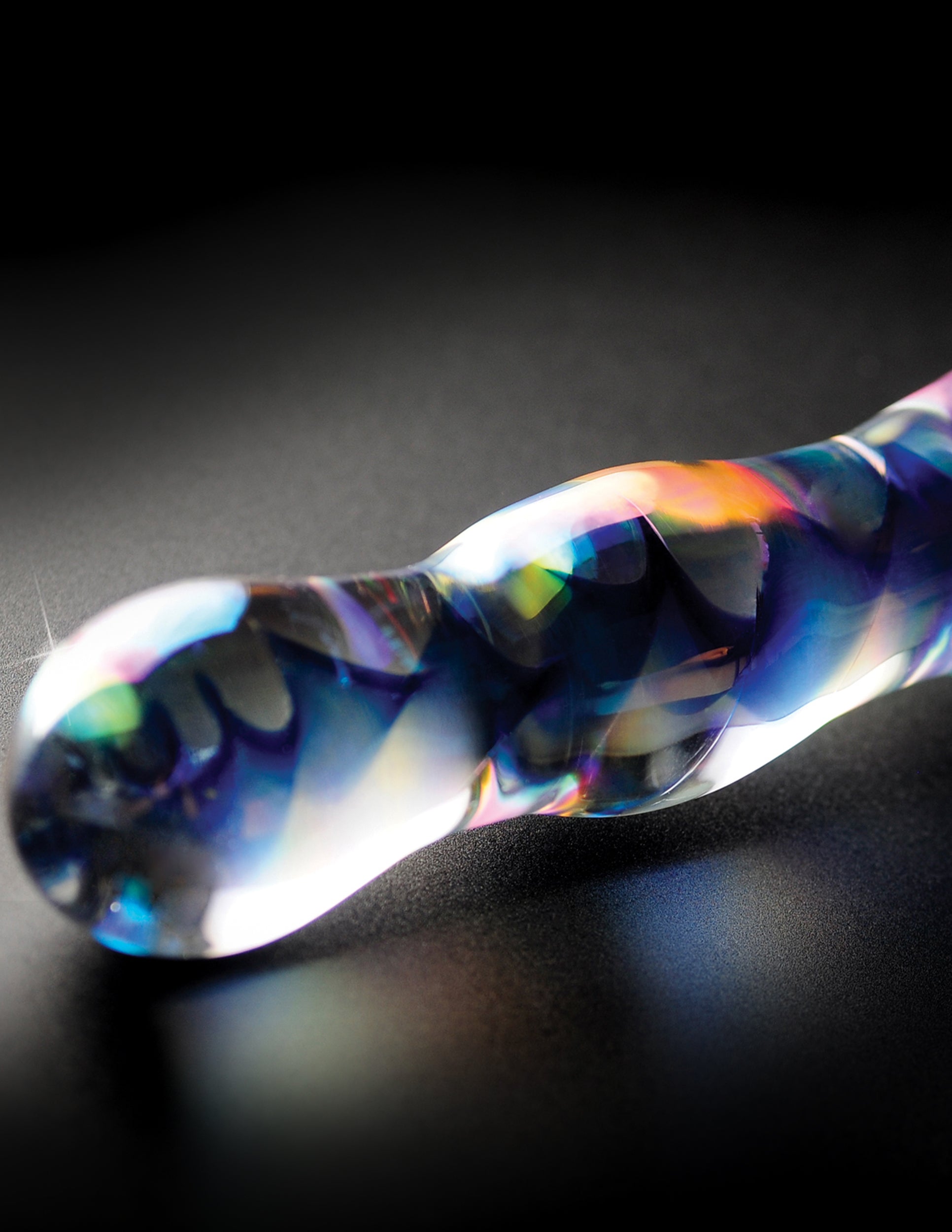 Pipedream Icicles No 08 Clear Glass Dildo Massager Glass Sex Toys