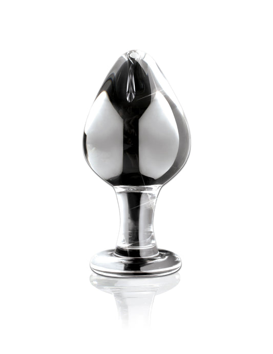 Pipedream Icicles No 25 Hand Blown Glass Butt Plug - Glass Sex Toys