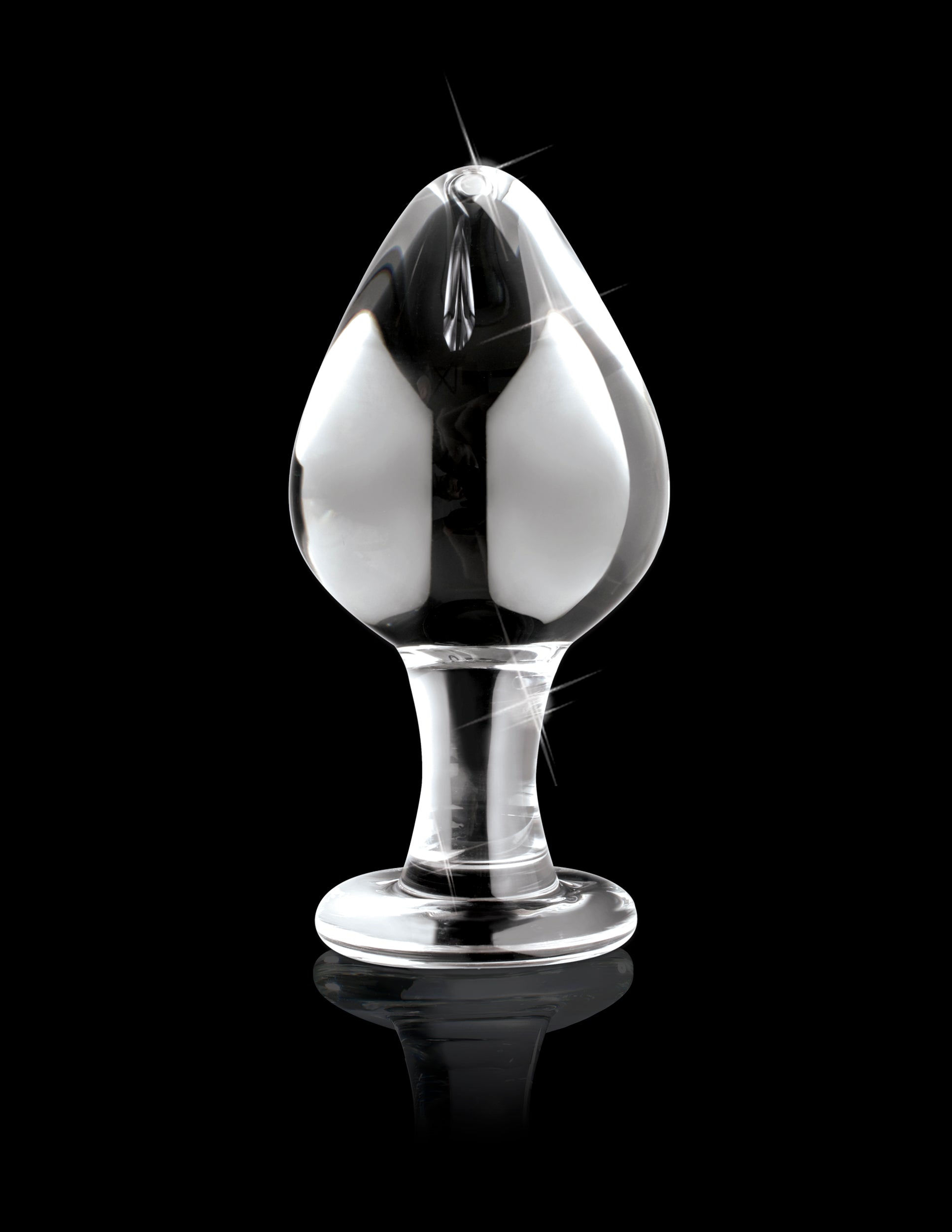Pipedream Icicles No 25 Hand Blown Glass Butt Plug Glass Sex Toys