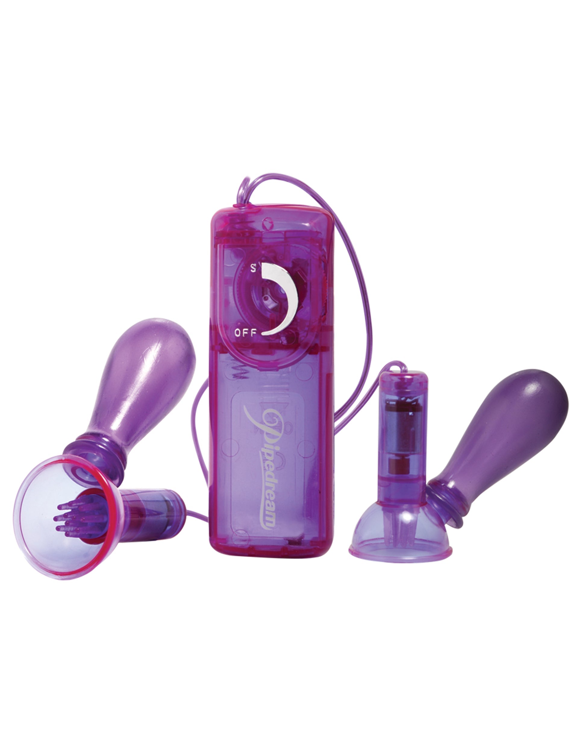 Fetish Fantasy Series Vibrating Womens Nipple Pumps Breast and Nipple Toys