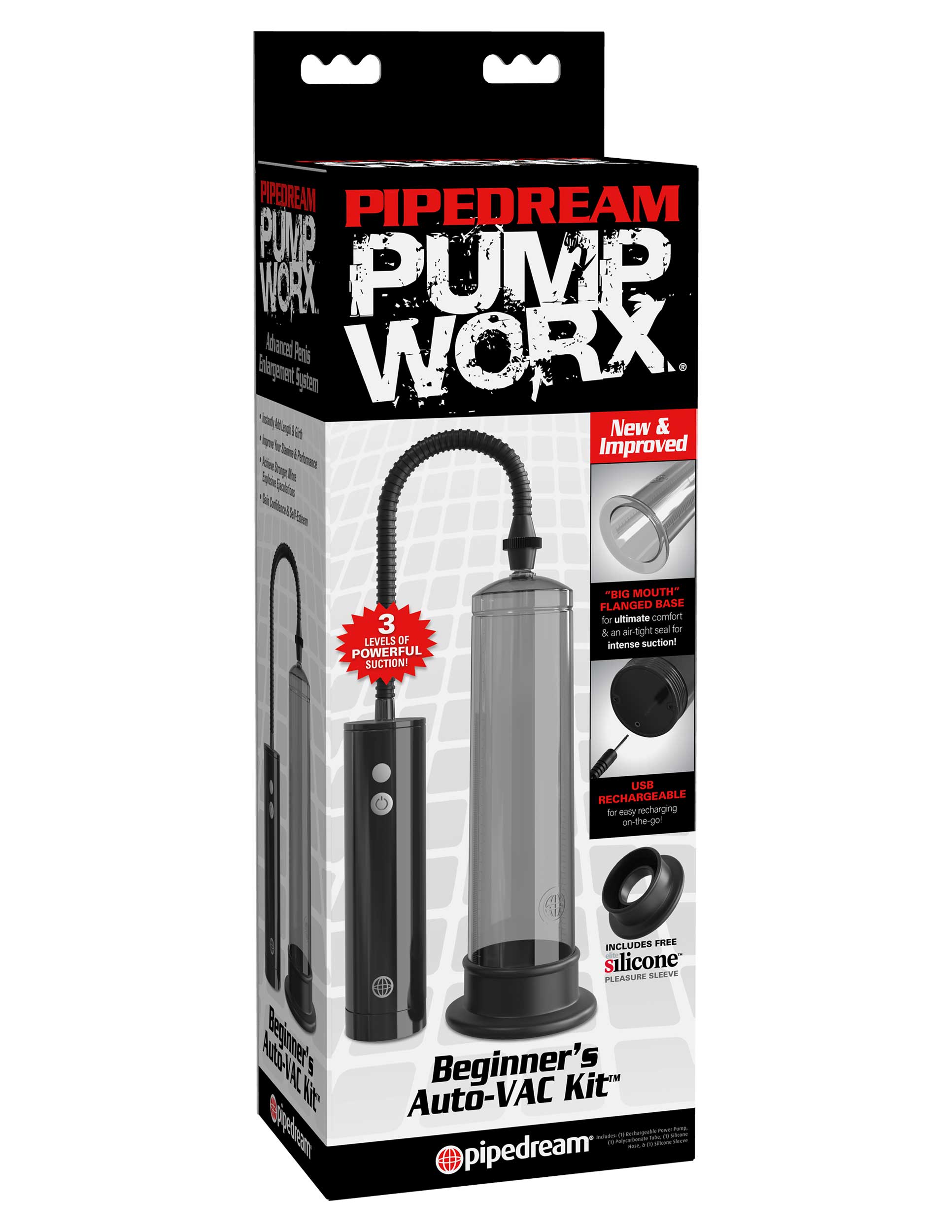 Pump Worx Beginners Rechargeable Auto Vac Cock Pump Kit Pumps, Extenders and Sleeves