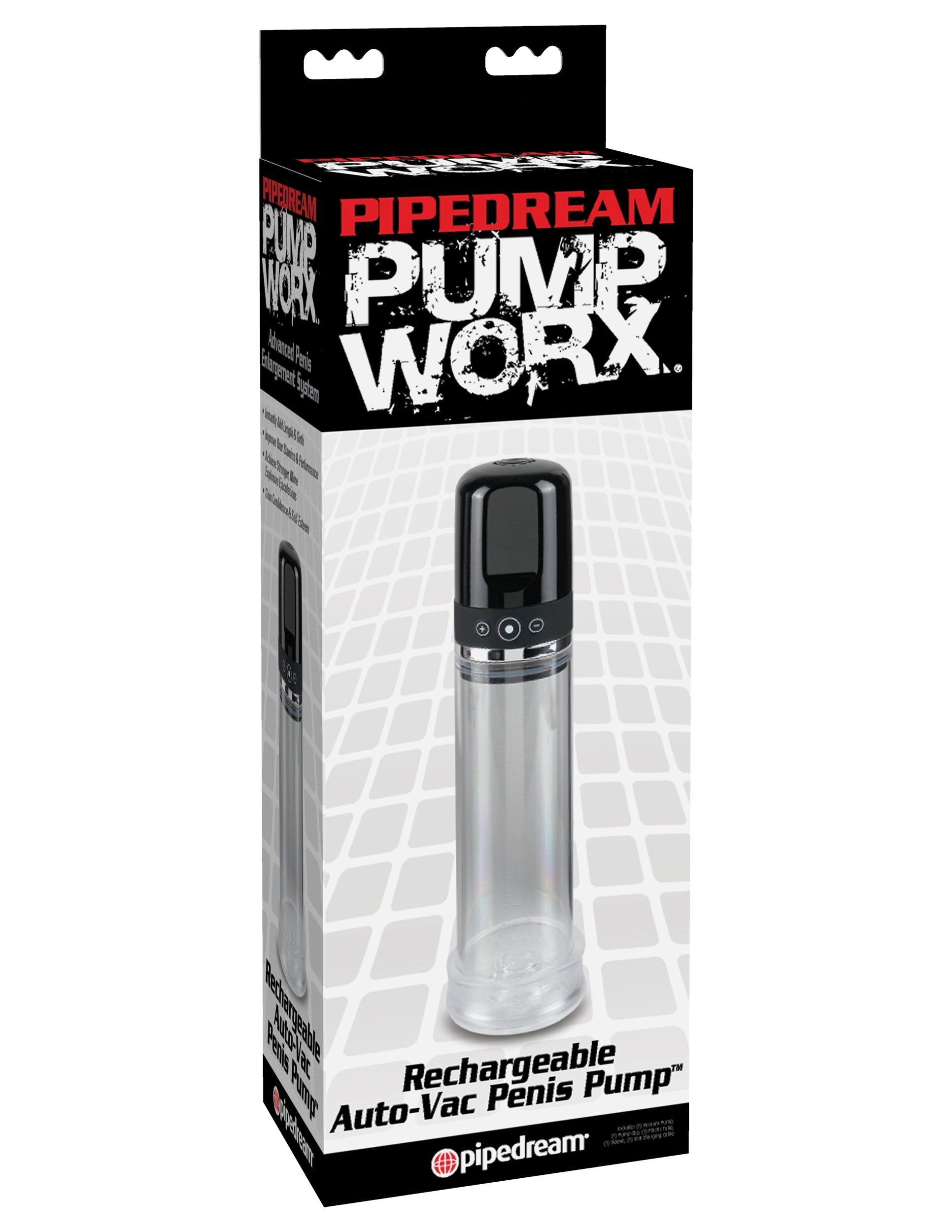 Pump Worx Rechargeable Auto-Vac Penis Pump Pumps, Extenders and Sleeves