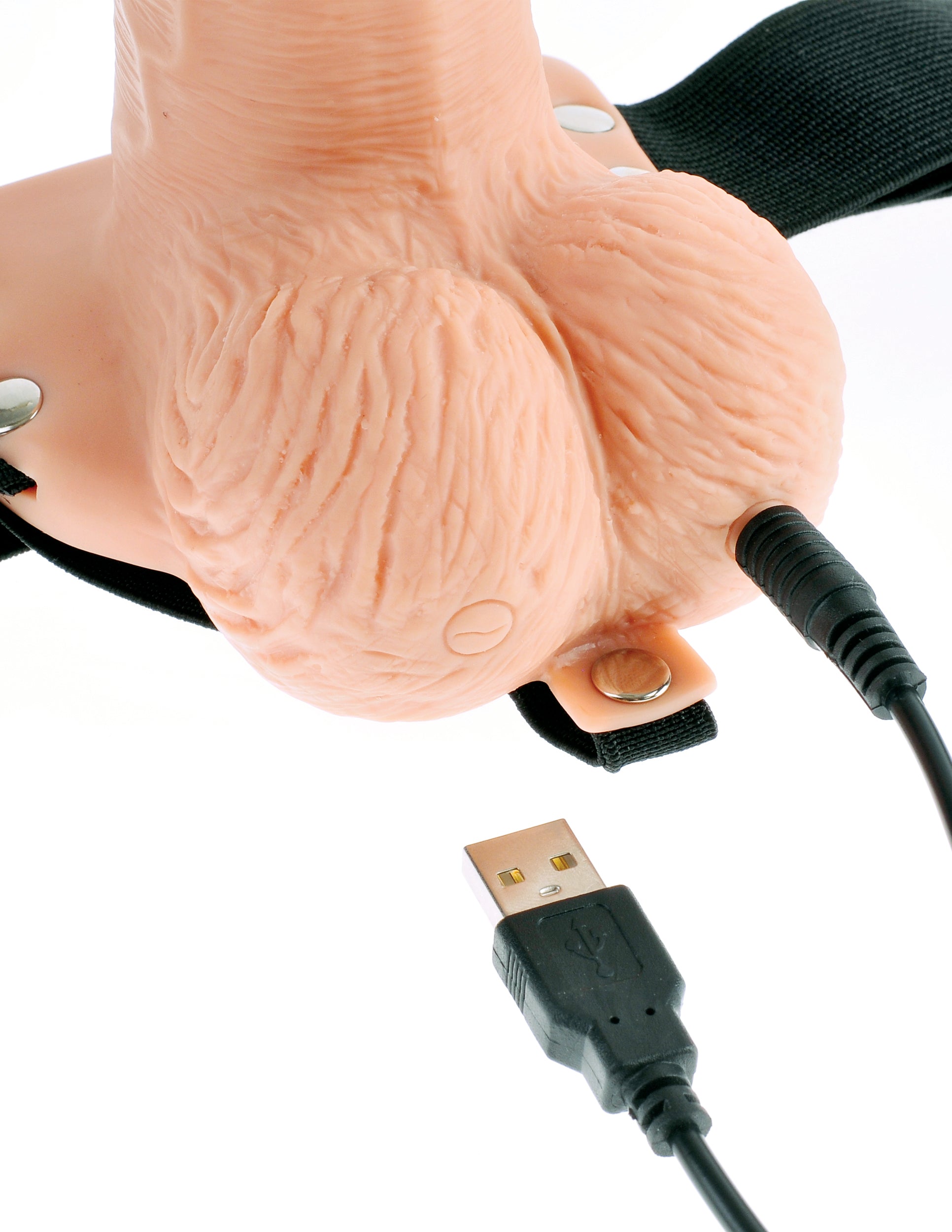 Fetish Fantasy 6 inch Rechargeable Hollow Strap-On Sex Toy Strap On Sextoys