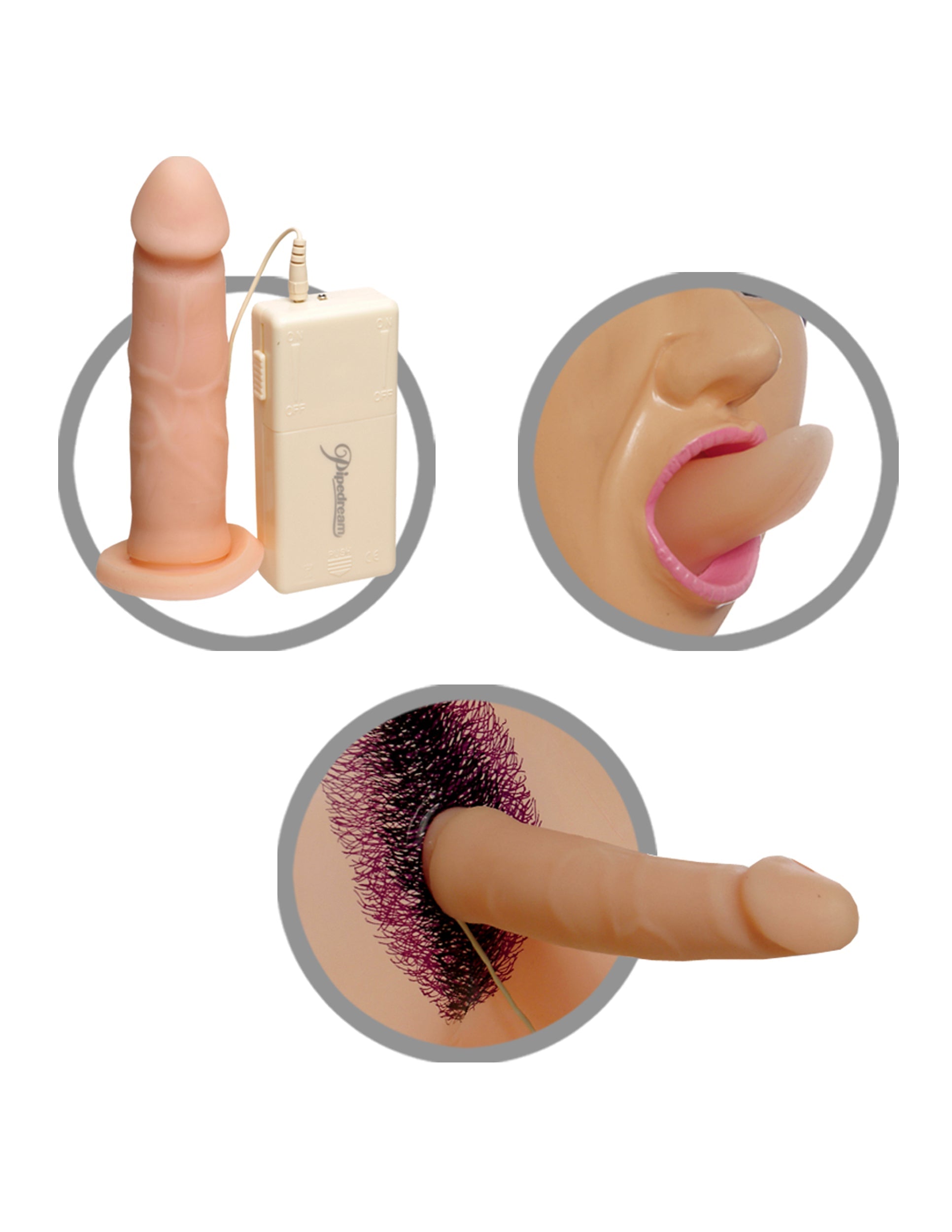 Pipedream Gladiator Inflatable Love Doll With Dong Masturbators and Strokers