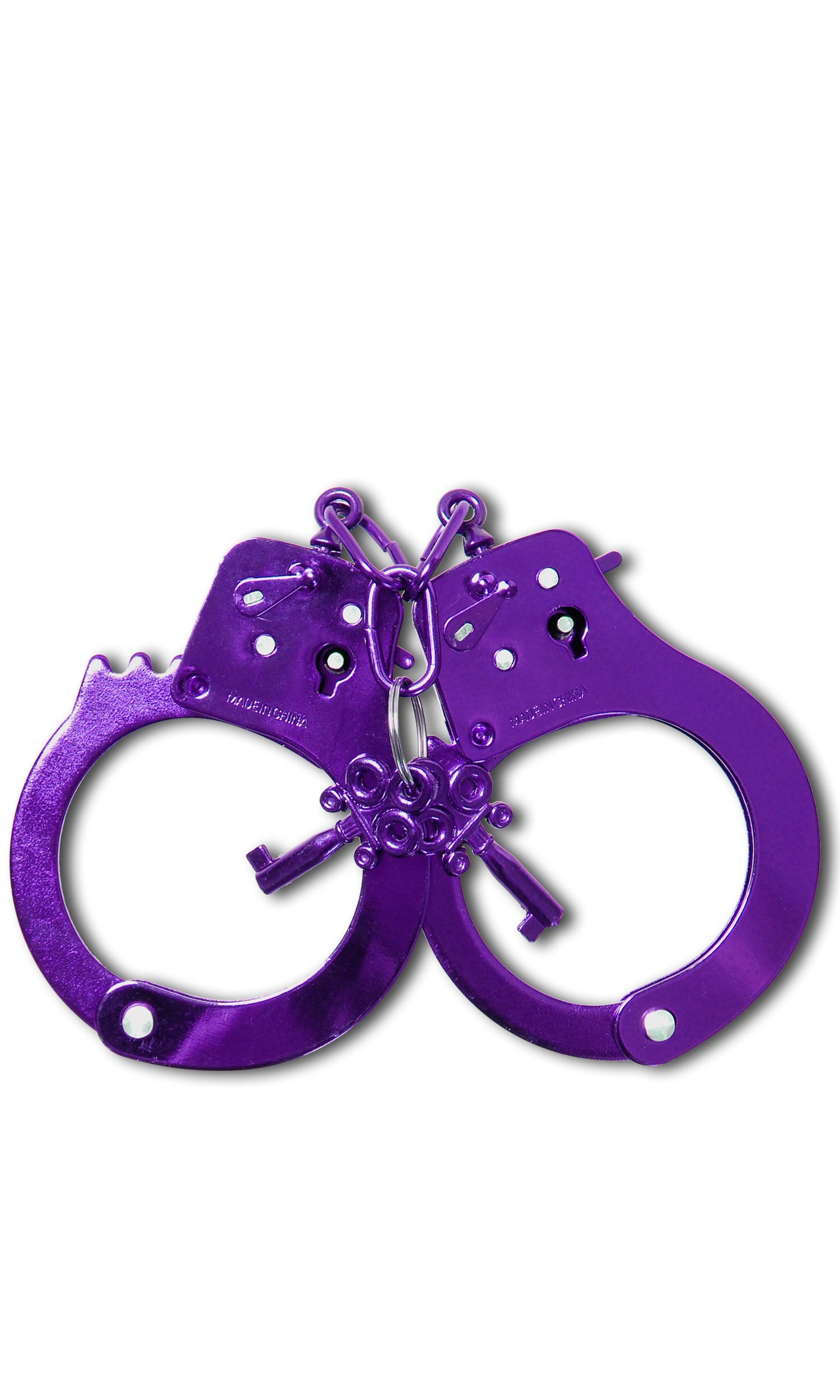 Fetish Fantasy Anodized BDSM Play Handcuffs Steel Sex Toys