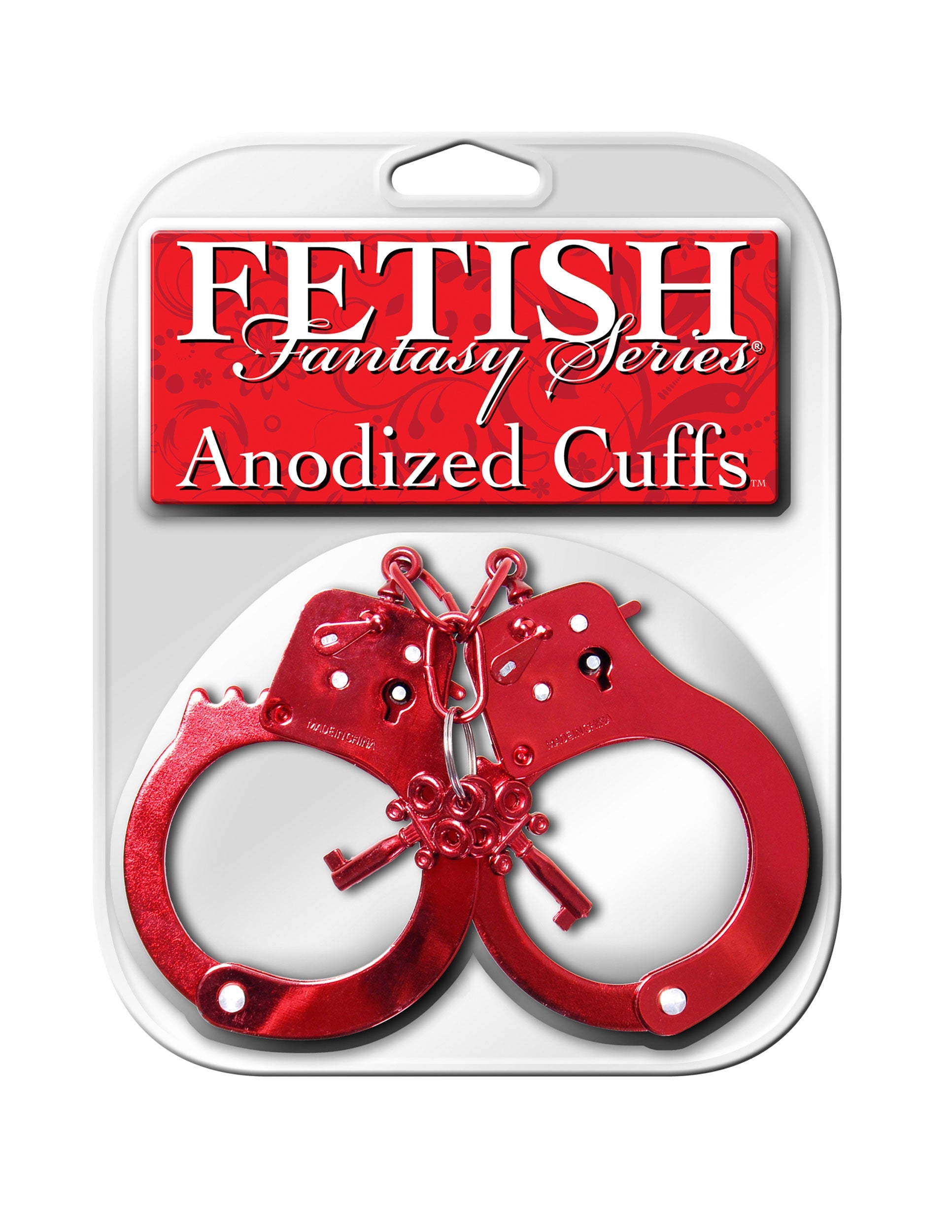 Fetish Fantasy Anodized BDSM Play Handcuffs Steel Sex Toys