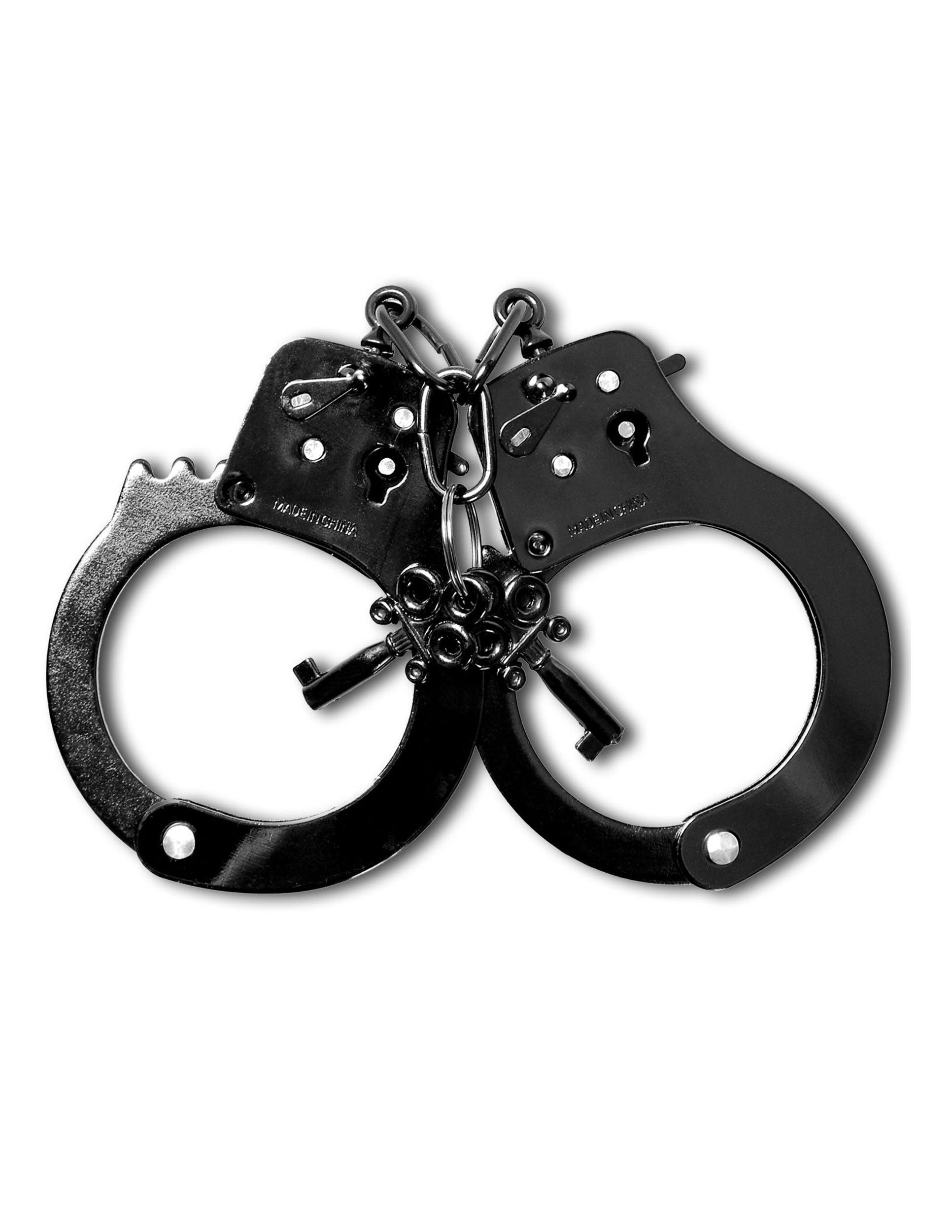 Fetish Fantasy Anodized BDSM Play Handcuffs Steel Sex Toys