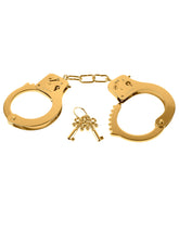 Fetish Fantasy Gold Metal Bondage Cuffs Gold Cuffs and Restraints