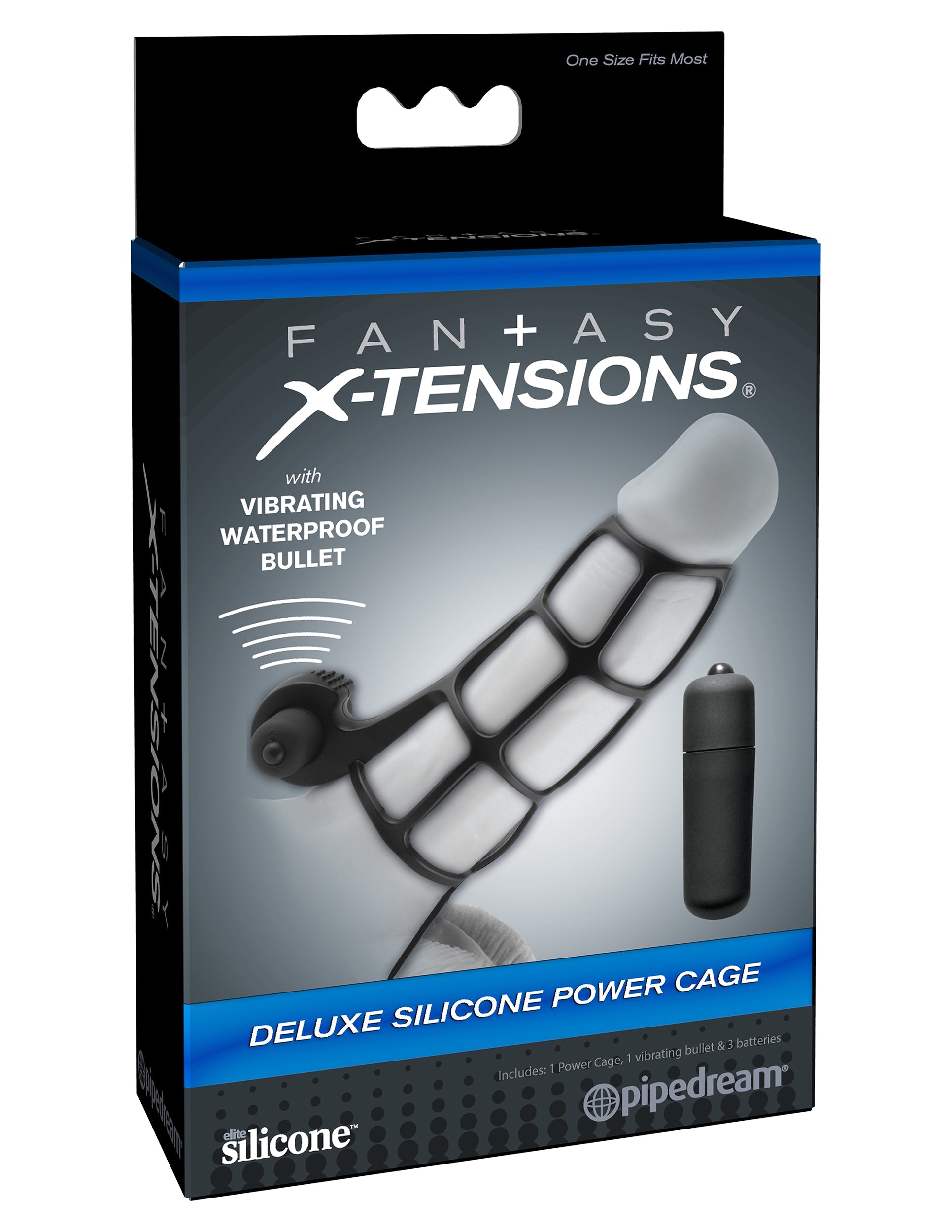 Fantasy X-Tensions Deluxe Silicone Power Cock Cage Pumps, Extenders and Sleeves