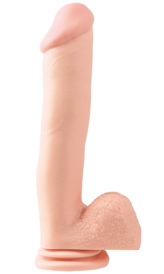 Pipedream Basix 12 Inch Realistic Dong With Suction Cup - Realistic Dildos