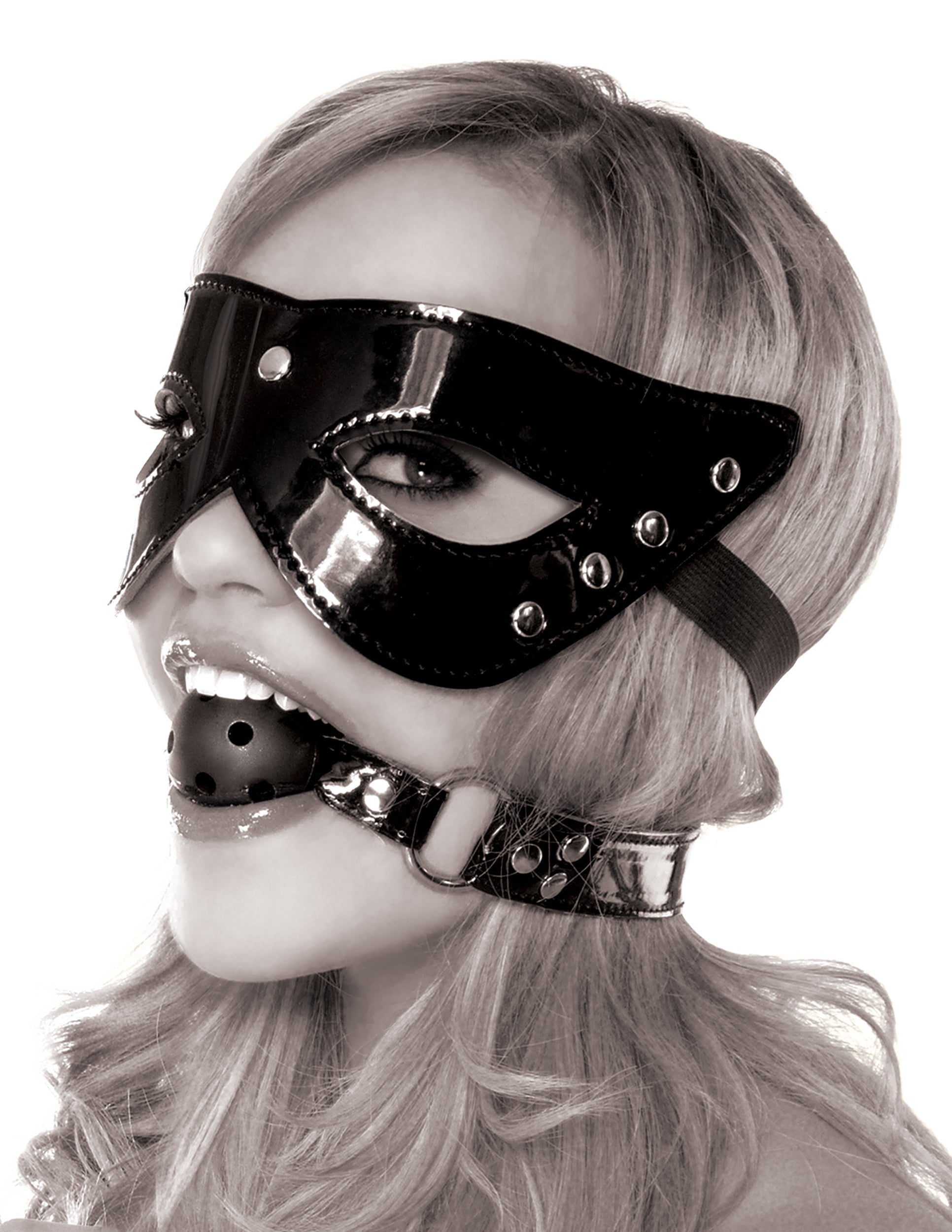 Fetish Fantasy Limited Edition Masquerade Mask and Ball Gag Masks And Blindfolds