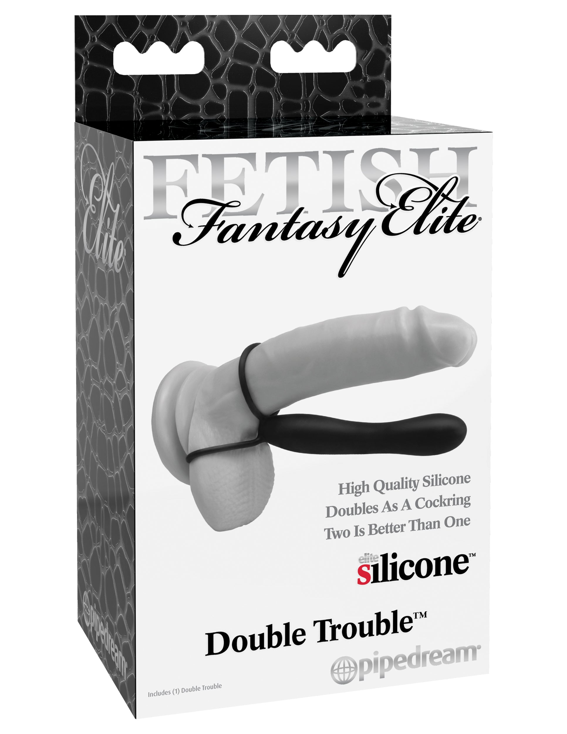 Fetish Fantasy Elite Double Trouble Silicone Dildo Strap On Sextoys