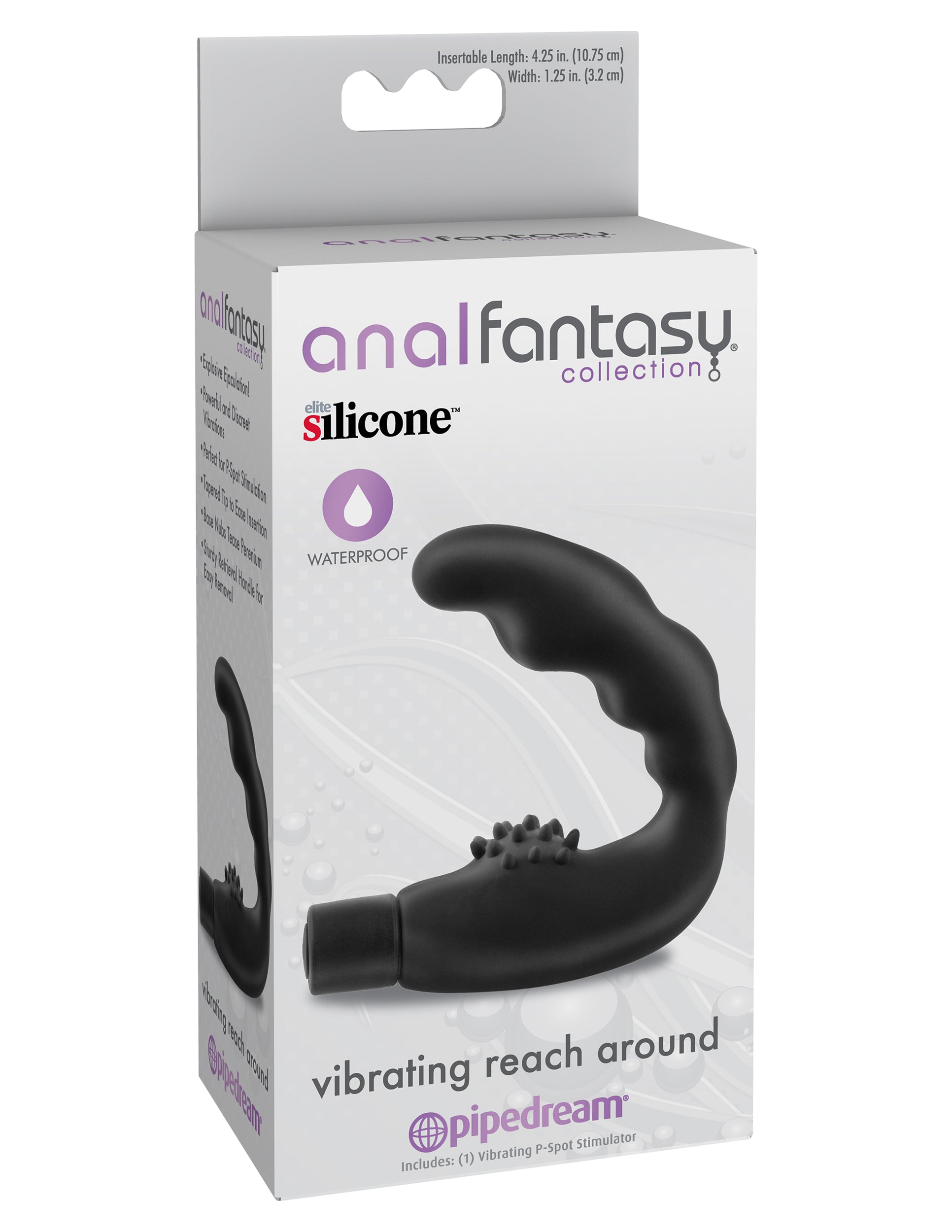 Anal Fantasy Collection Vibrating Reach Around P Spot Plug Butt Plugs