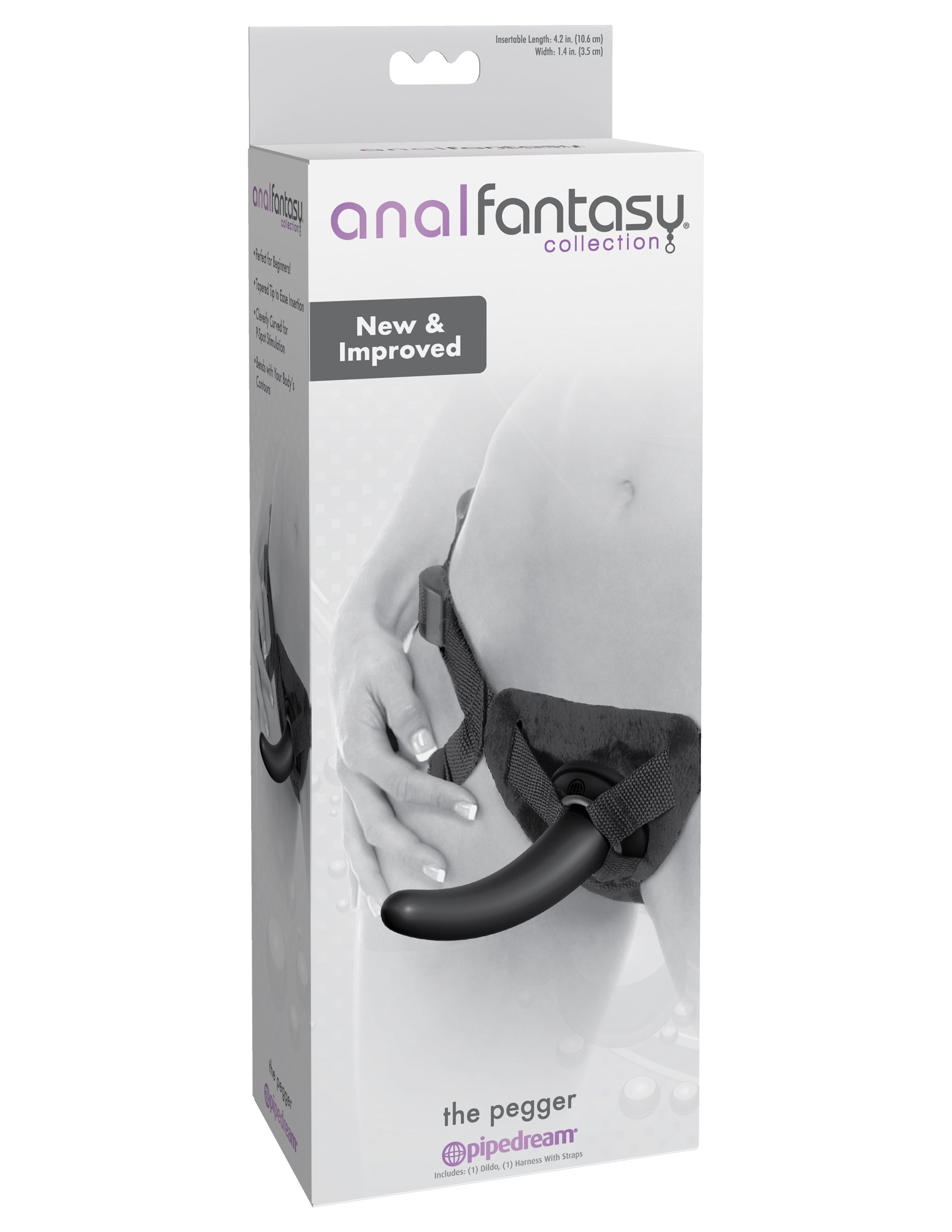 Anal Fantasy The Pegger Strap-On Sex Toys Harness Dildos