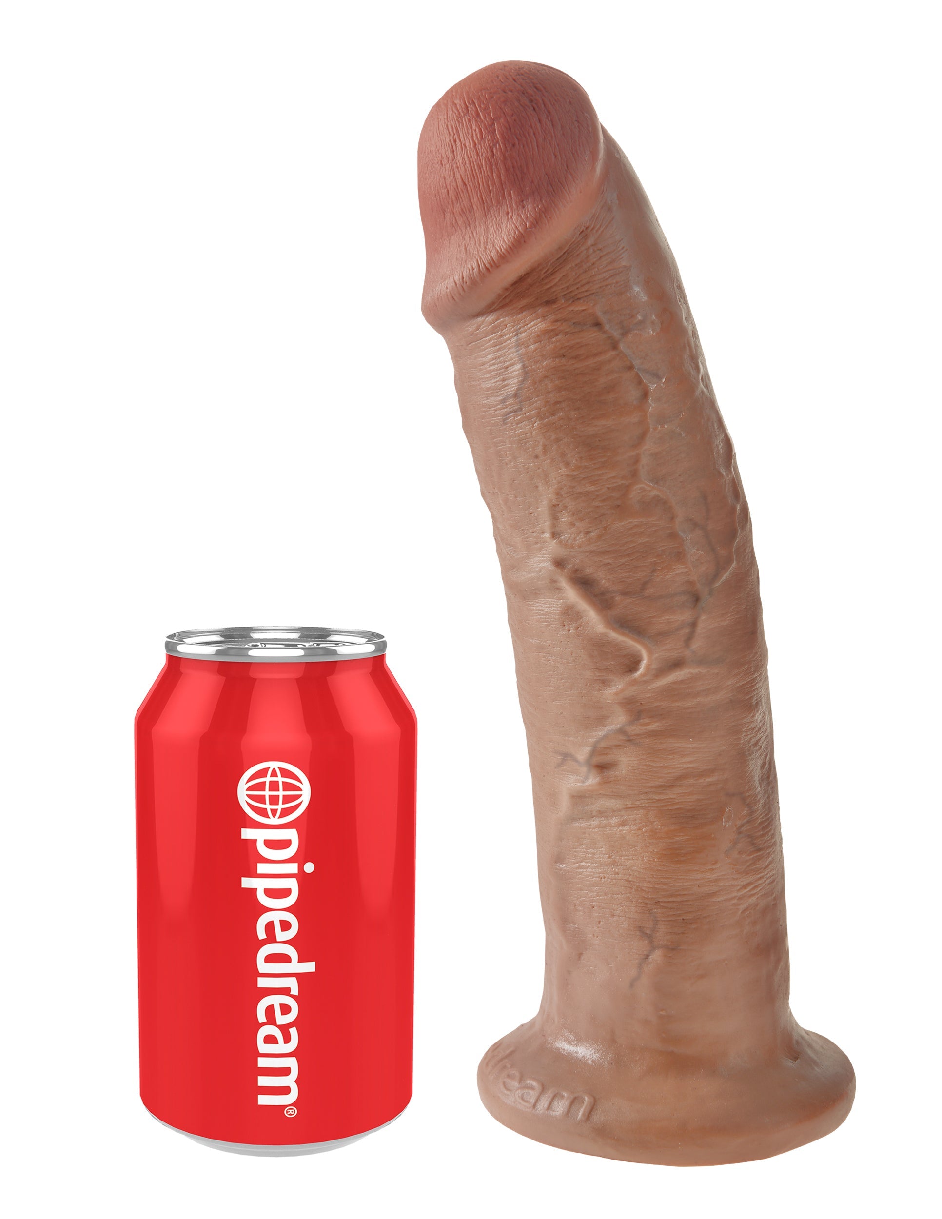 King Cock Realistic Dildo with Suction Cup Tan Realistic Dildos