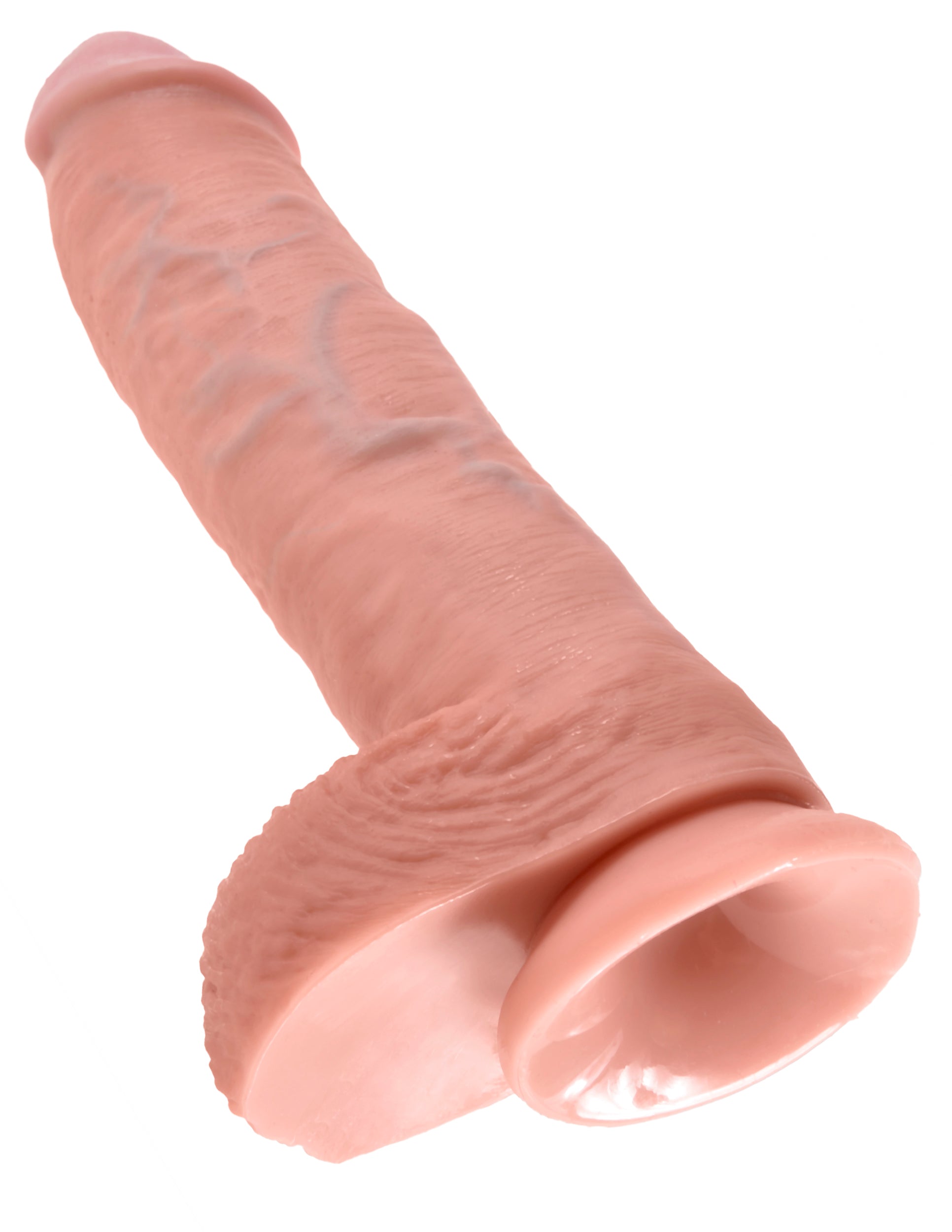 King Cock 10 inch Suction Cup Cock With Balls Realistic Dildos