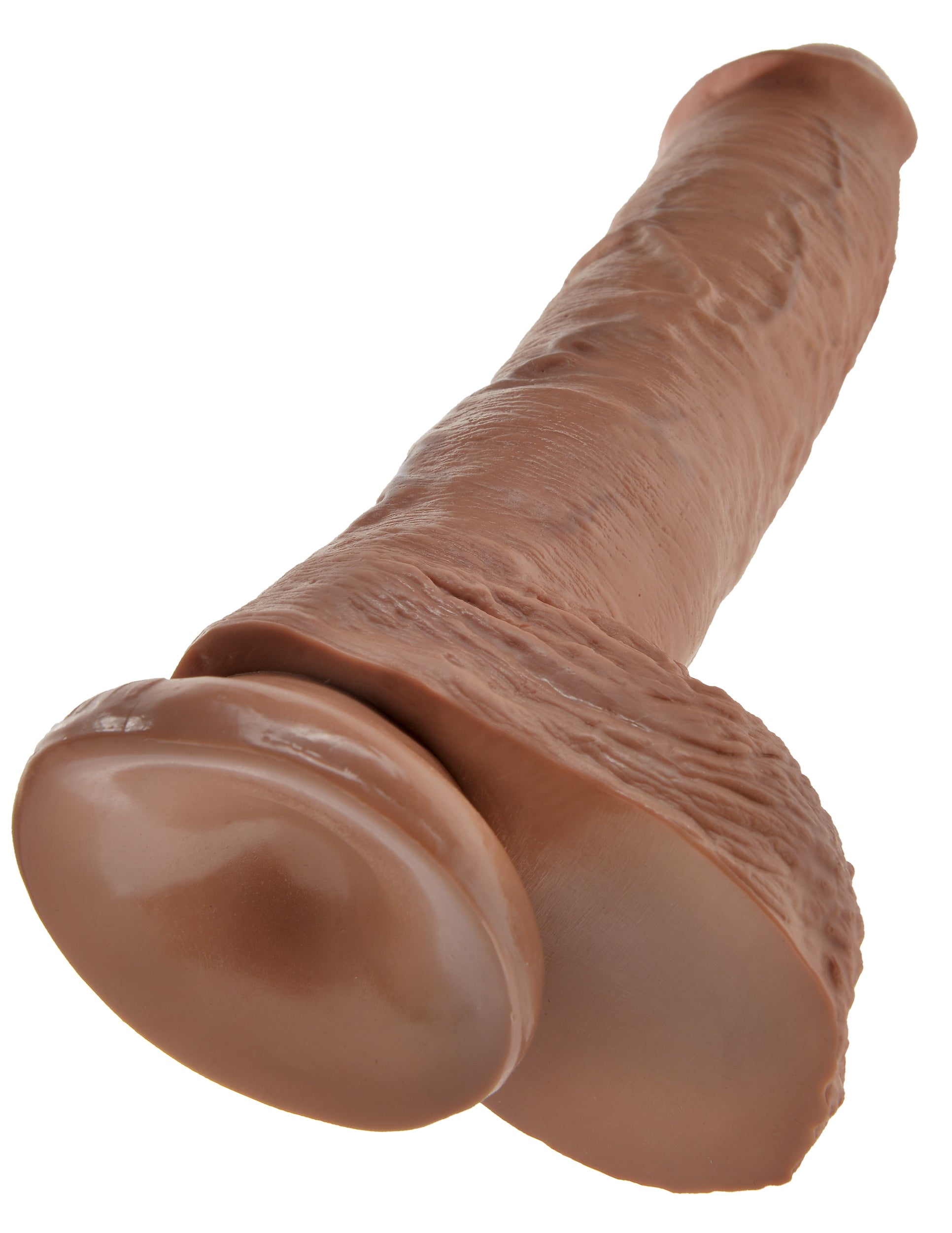 King Cock 10 Inch Suction Cup Realistic Cock with Balls Realistic Dildos
