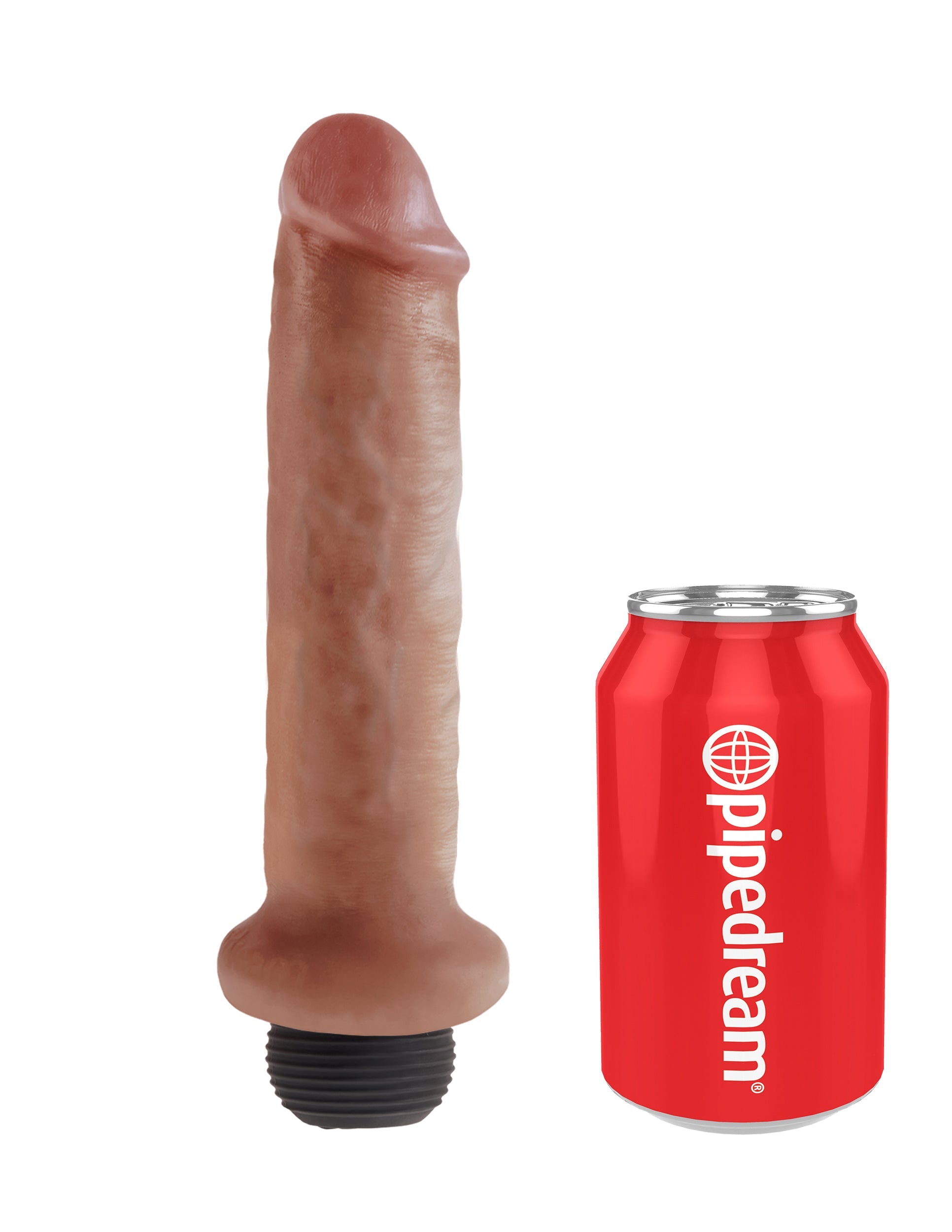 Pipedream King Cock 7 Inch Realistic Squirting Cock Tan Realistic Dildos
