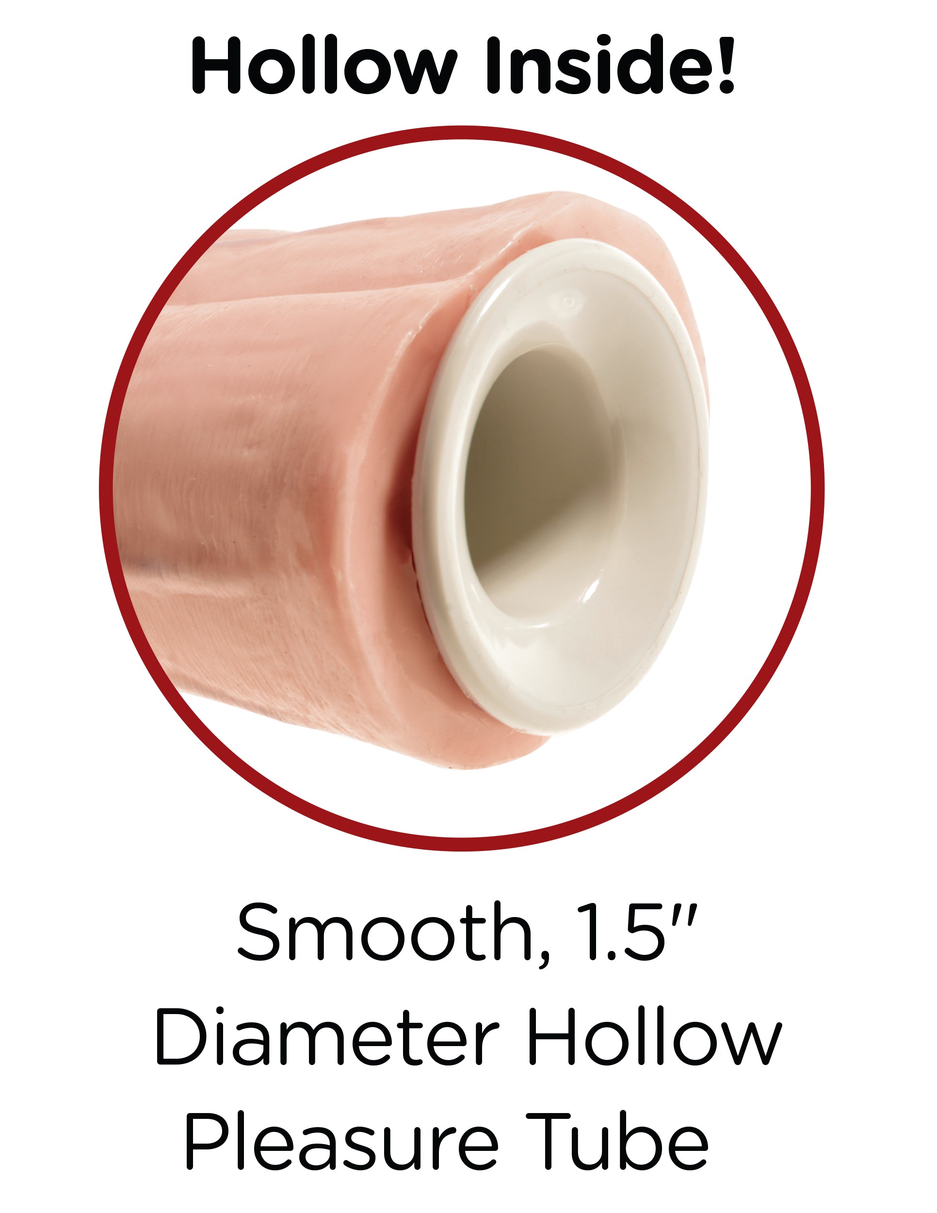 King Cock 11 Inch Two Cocks One Hole Hollow Strap-on System Realistic Dildos