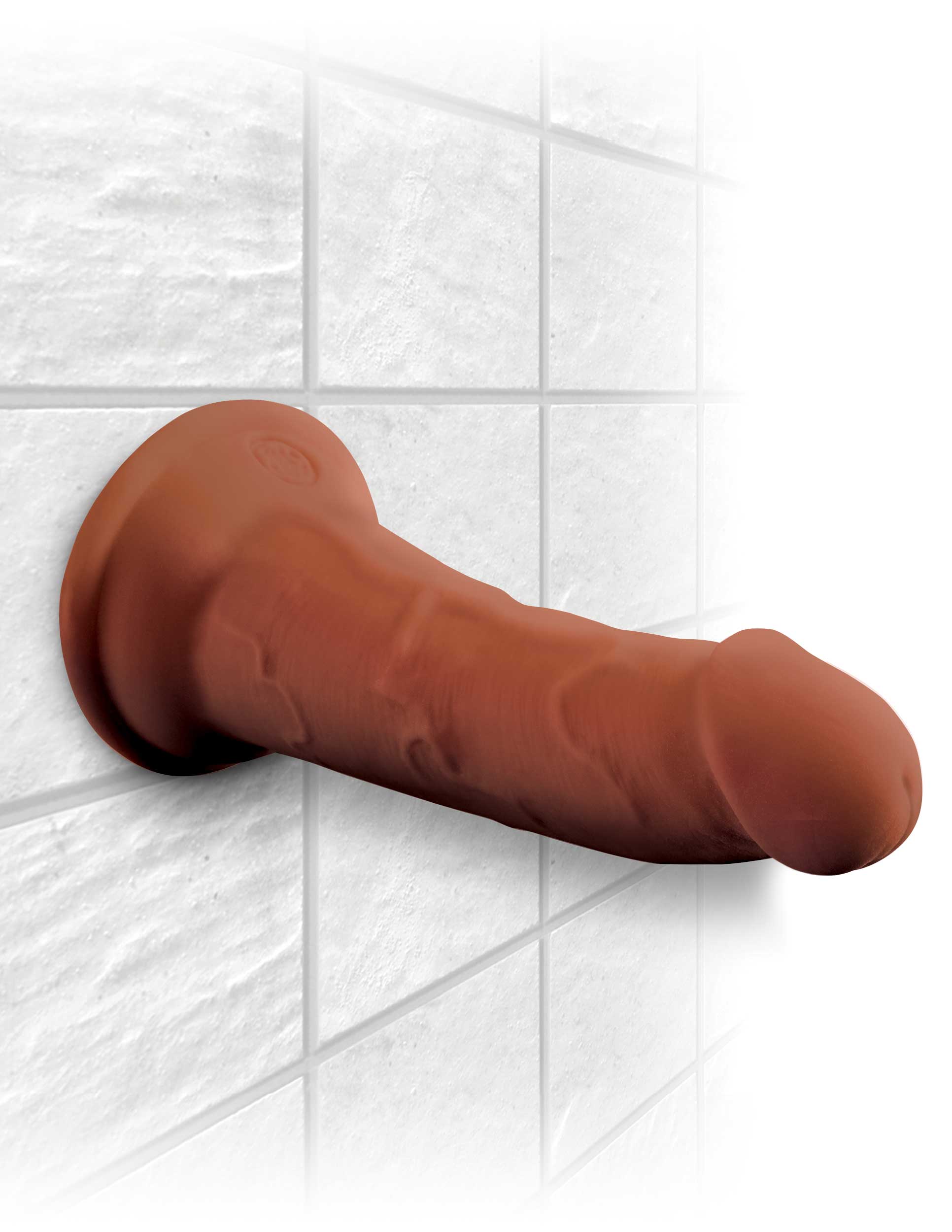 King Cock Plus Triple Density Realistic Dildo Brown Realistic Dildos