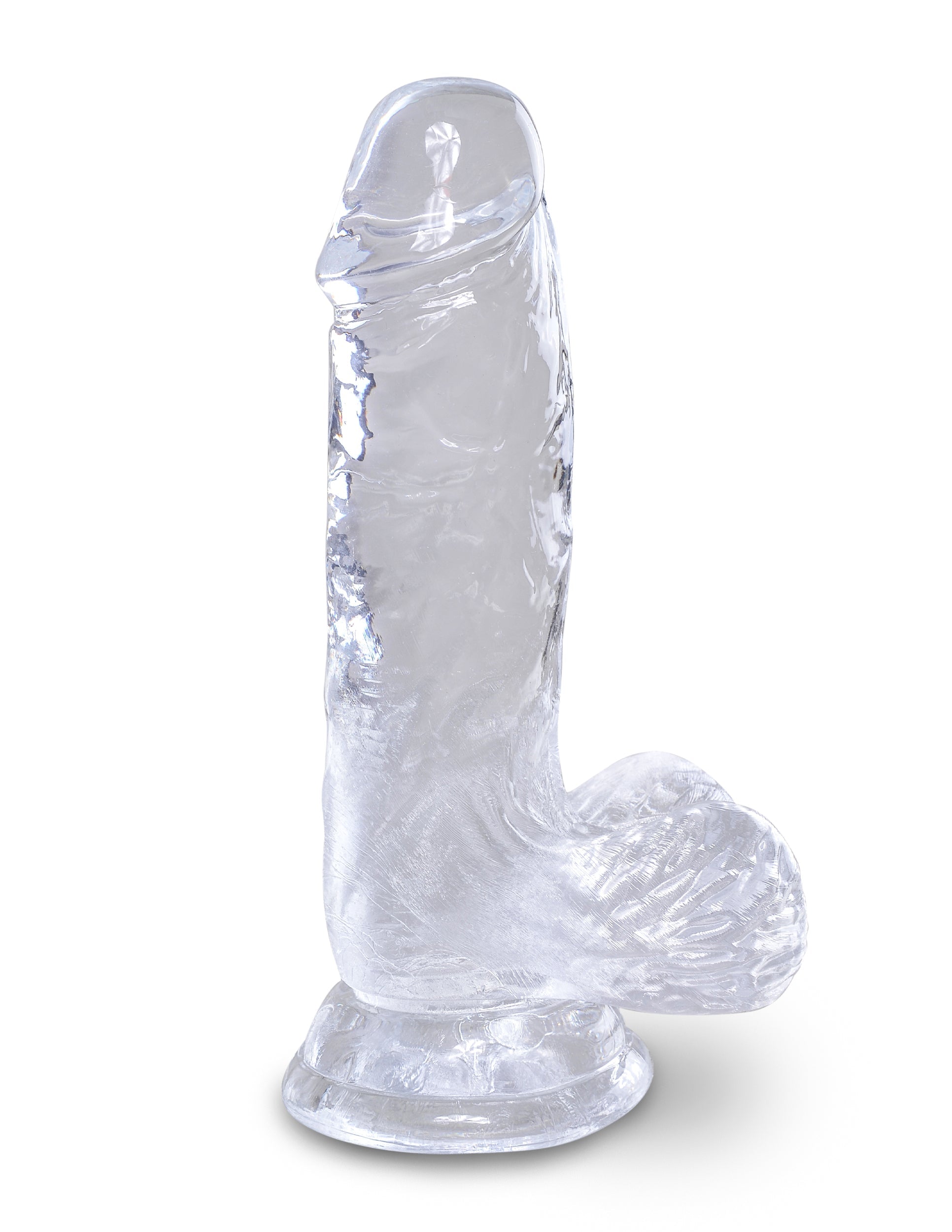 King Cock Clear Realistic Looking Cock with Balls Realistic Dildos