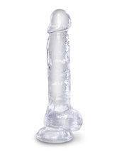 King Cock Clear Realistic Looking Cock with Balls Realistic Dildos