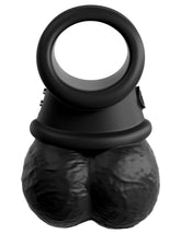 King Cock Elite The Crown Jewels Vibrating Silicone Balls Ball and Cock Toys