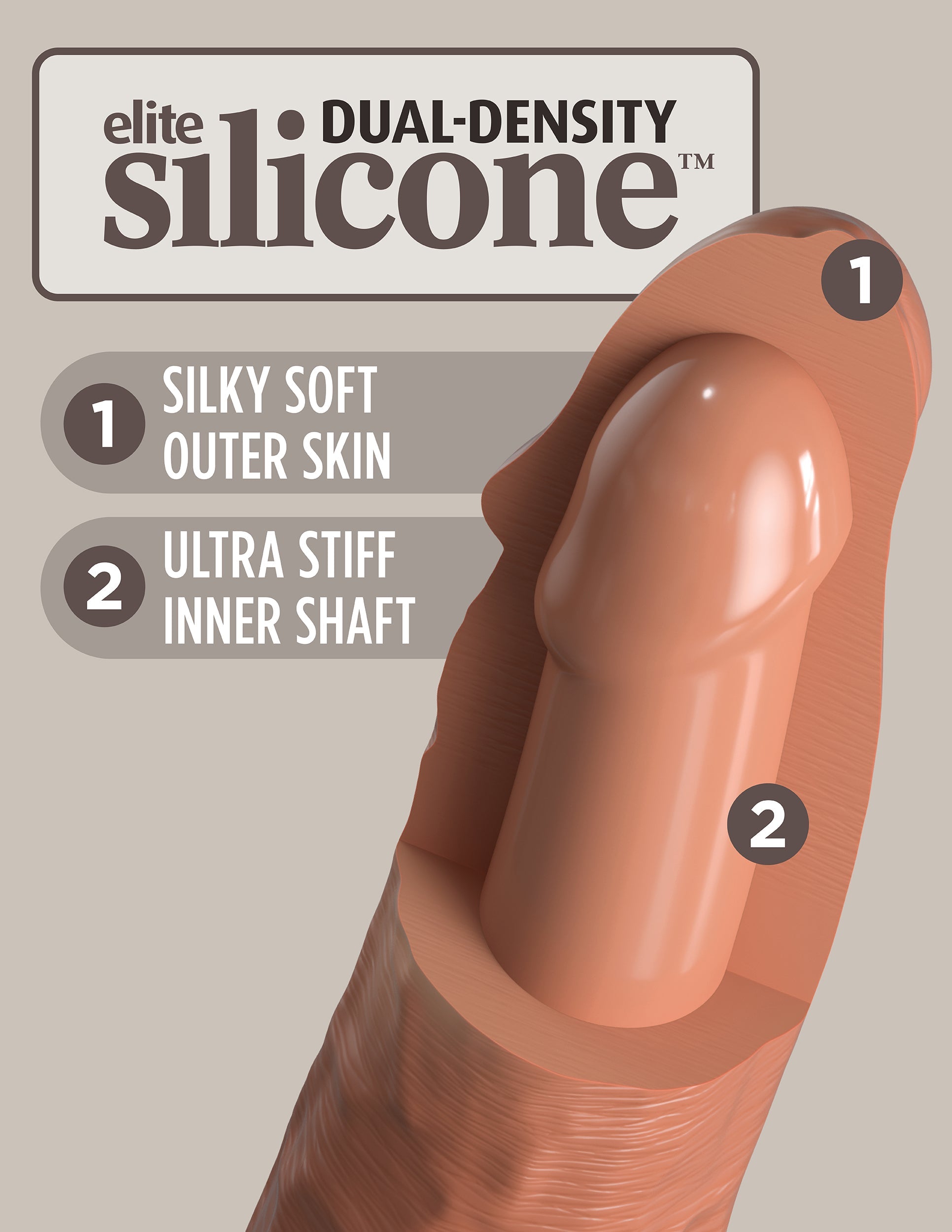 King Cock Elite Comfy Silicone Body Dock Strap On Kit Realistic Dildos