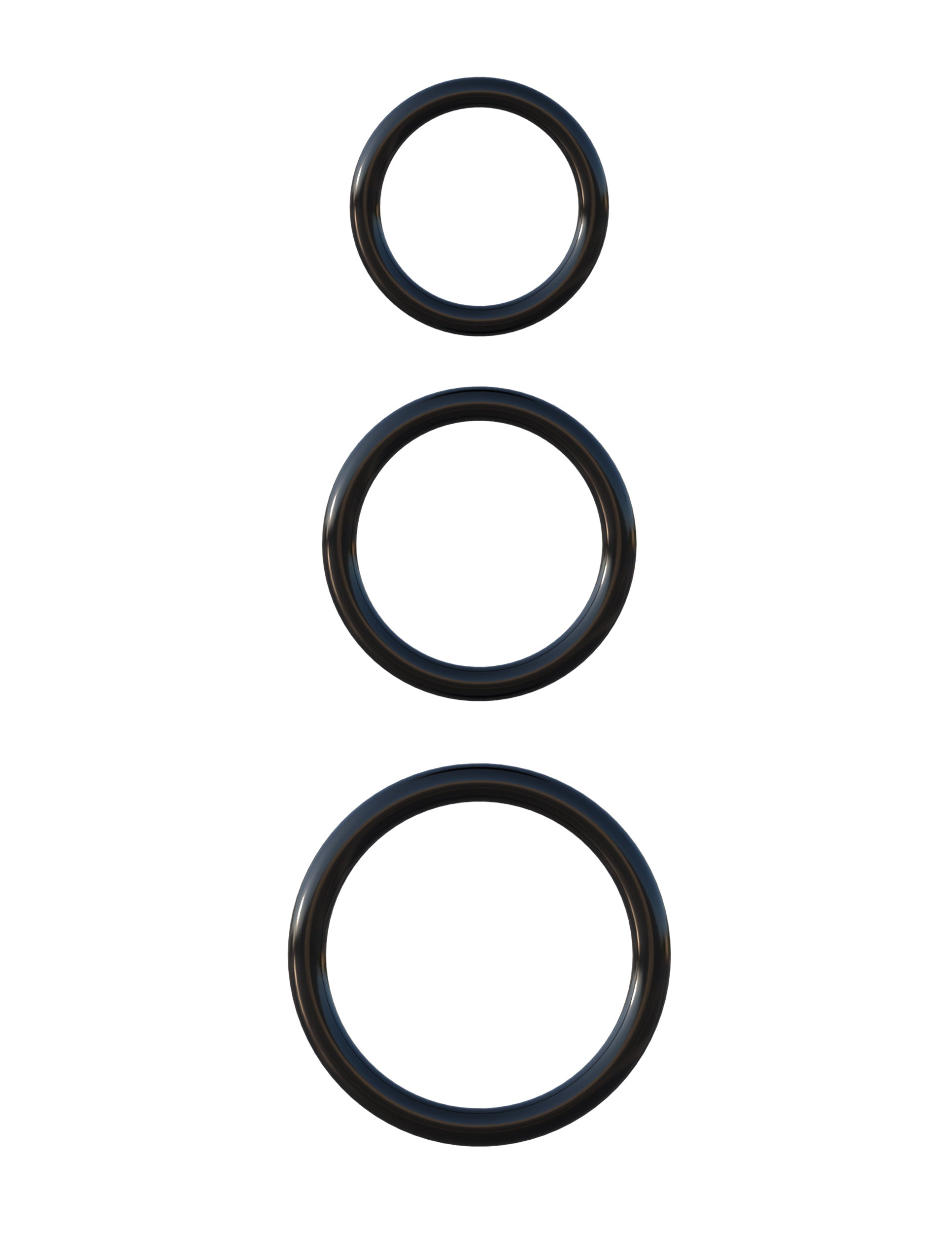 Pipedream Fantasy C-Ringz Silicone 3 Ring Stamina Set Cock Rings