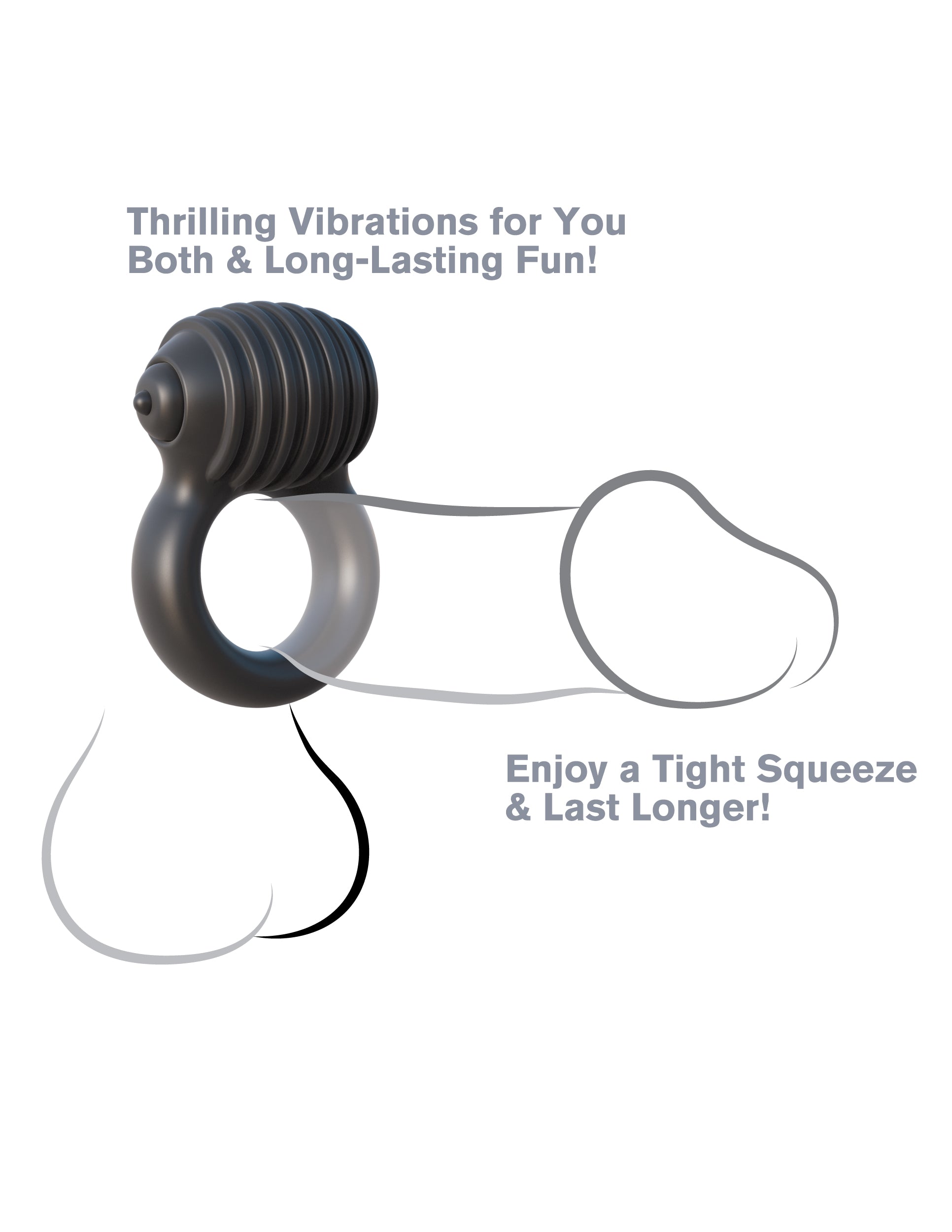 Pipedream Fantasy C-Ringz Blackjack Power Cock Ring Vibrating Cock Rings