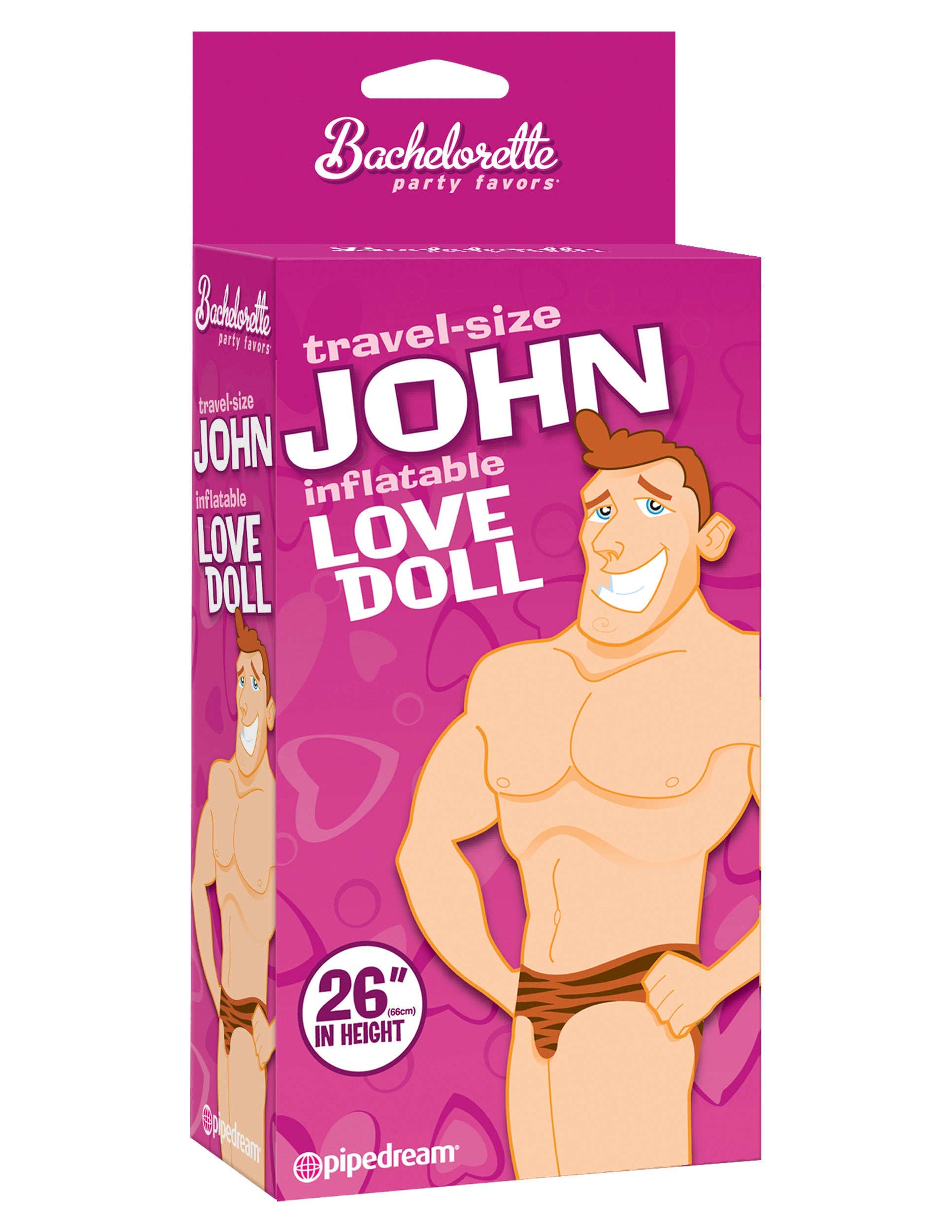 Pipedream Travel Size John Blow Up Inflatable Love Doll Love Dolls