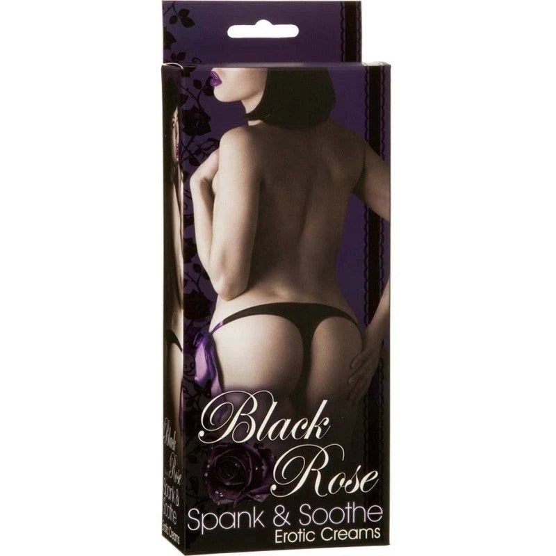 Doc Johnson Black Rose Spank and Soothe Erotic Creams Delay and Excite Sprays
