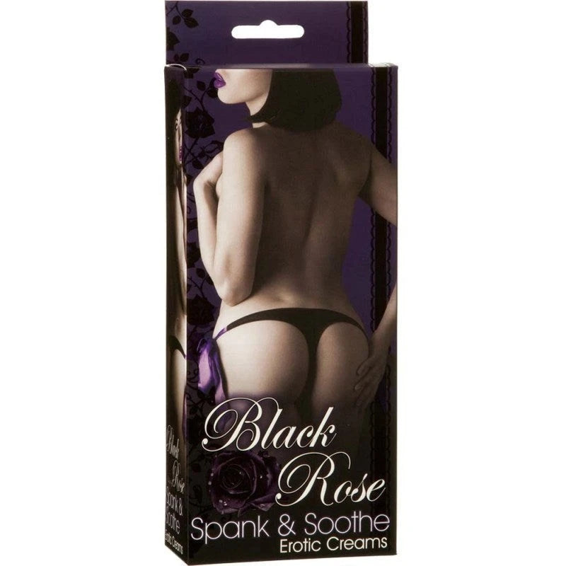 Doc Johnson Black Rose Spank and Soothe Erotic Creams Delay and Excite Sprays