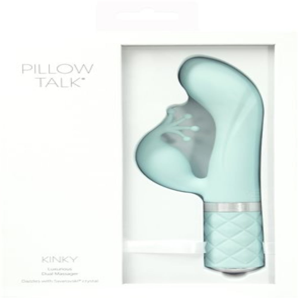 Pillow Talk Kinky Clitoral and G-spot Vibrator Clit Ticklers and Pulsators