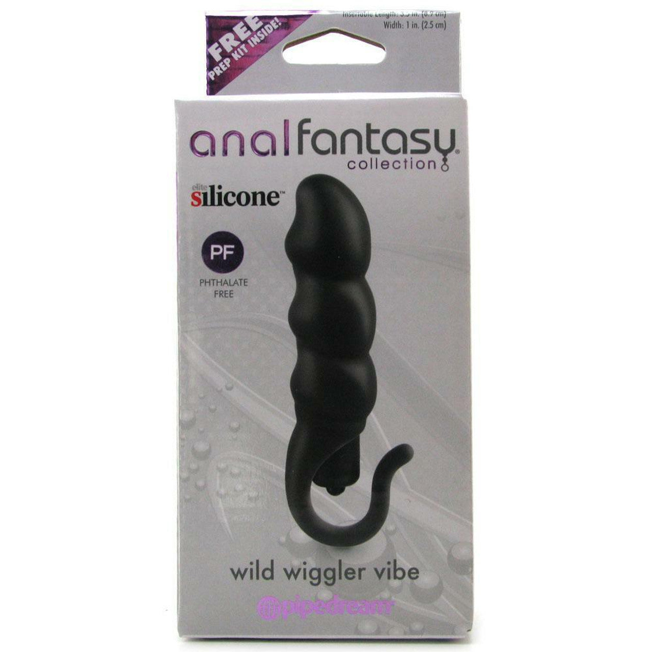 Anal Fantasy Collection Wild Wiggler Anal Vibrator Butt Plugs