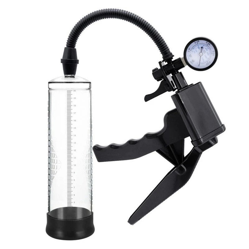 Thunder Pump With Sure Grip Hand Action Penis Pumps And Stretchers