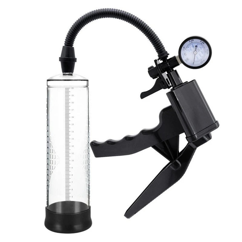 Thunder Pump With Sure Grip Hand Action Penis Pumps And Stretchers