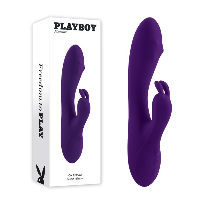 Playboy Pleasure ON REPEAT Rotating Rabbit Vibrator Rabbit Vibrators