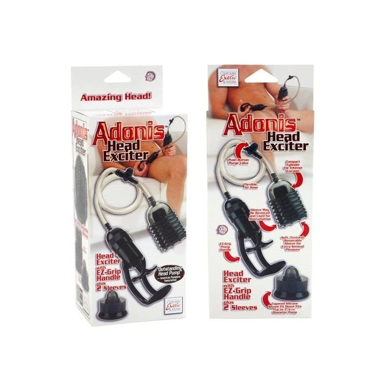 California Exotics Adonis Head Exciter Penis Pump Sleeve Pumps, Extenders and Sleeves