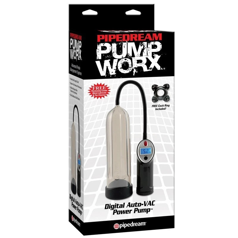 Pump Worx Digital Power Penis Enlargement Pump Pumps, Extenders and Sleeves