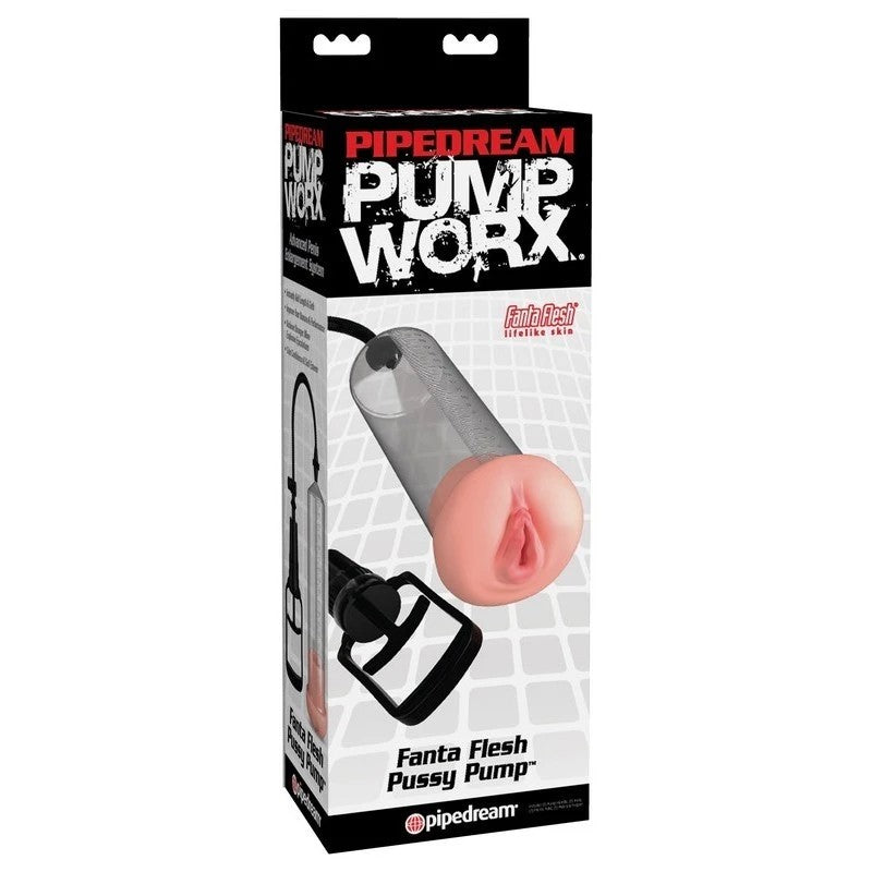 Pump Worx Fanta Flesh Realistic Pussy Pump Pumps, Extenders and Sleeves