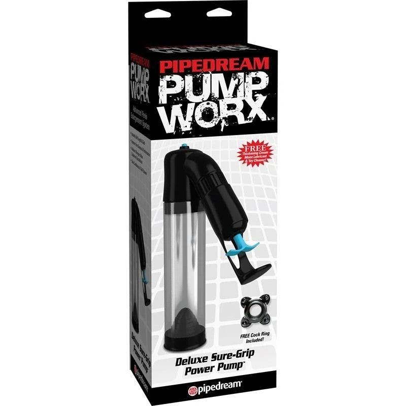 Pump Worx Deluxe Sure-Grip Mens Penis Pump Pumps, Extenders and Sleeves