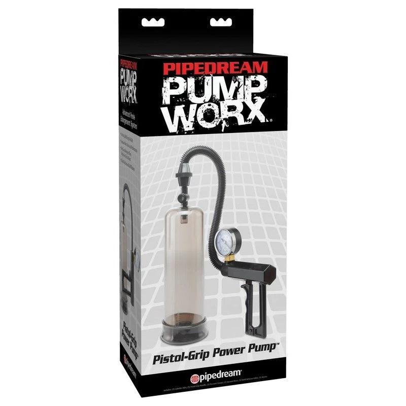 Pump Worx Pistol Grip Power Male Penis Pump Pumps, Extenders and Sleeves