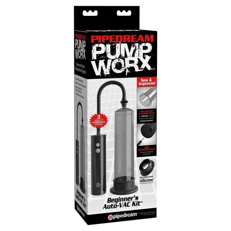 Pump Worx Beginners Rechargeable Auto Vac Cock Pump Kit Pumps, Extenders and Sleeves