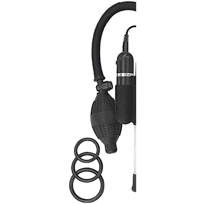 Ram Vibrating Master Mens Penis Pump Clear Pumps, Extenders and Sleeves