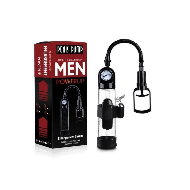 Ram Vibrating Master Mens Penis Pump Clear Pumps, Extenders and Sleeves