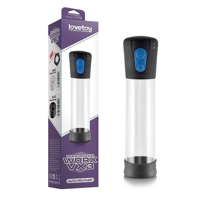 Maximizer Worx VX3 Auto Pro Pump Black Pumps, Extenders and Sleeves